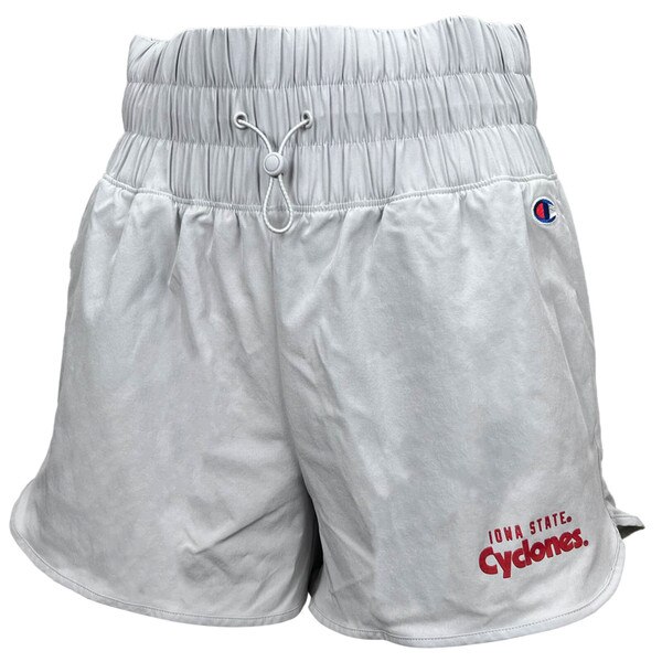 Champion Women's Iowa State Cyclones Gray Woven Shorts
